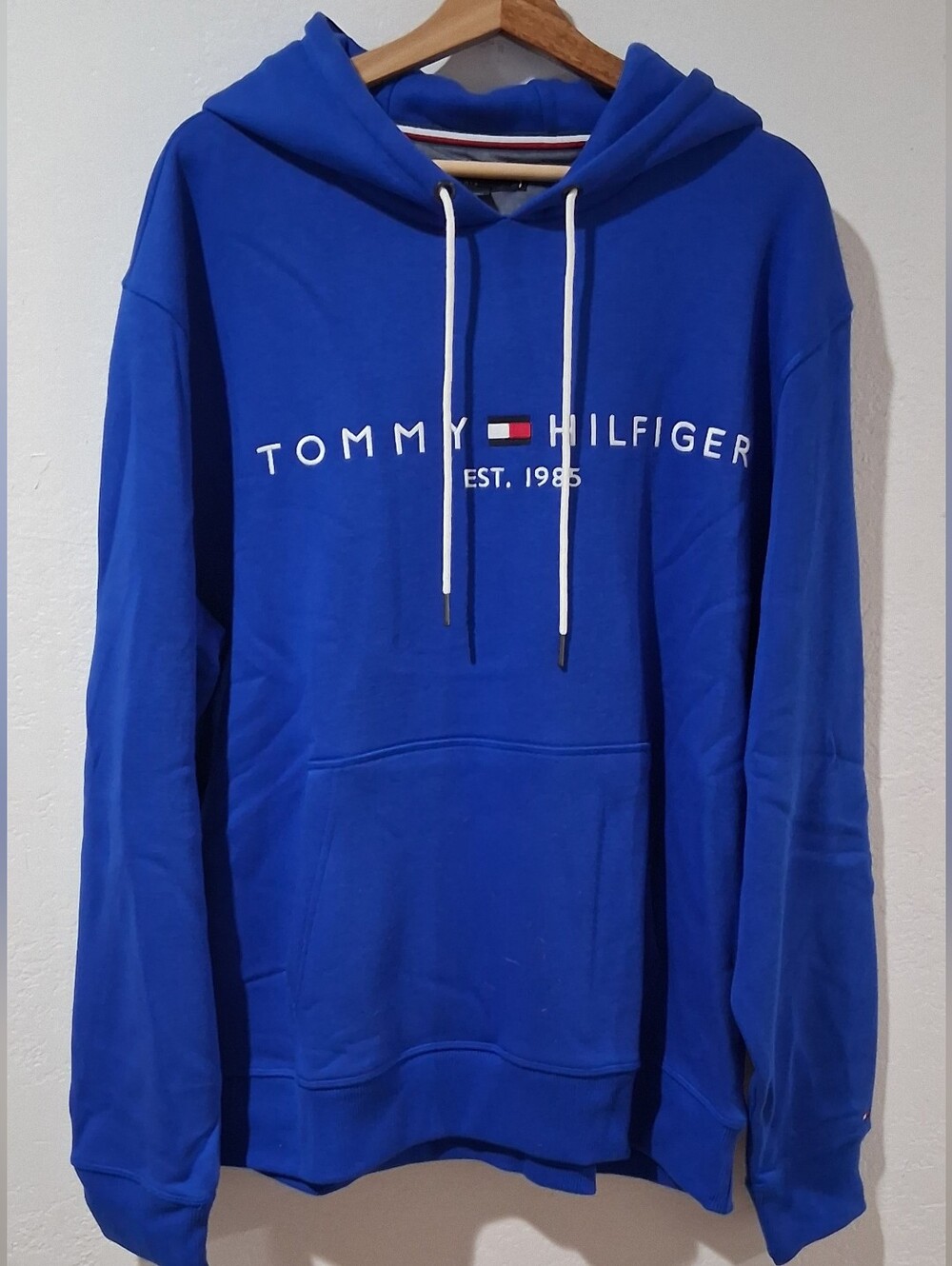 Tommy Hilfiger Men's Blue Logo Hoodie